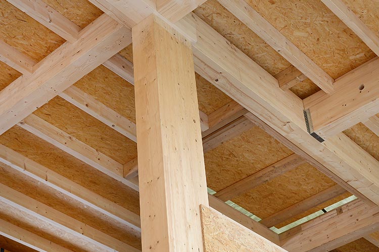 Baubereiche, Zimmererarbeiten: Holzbau