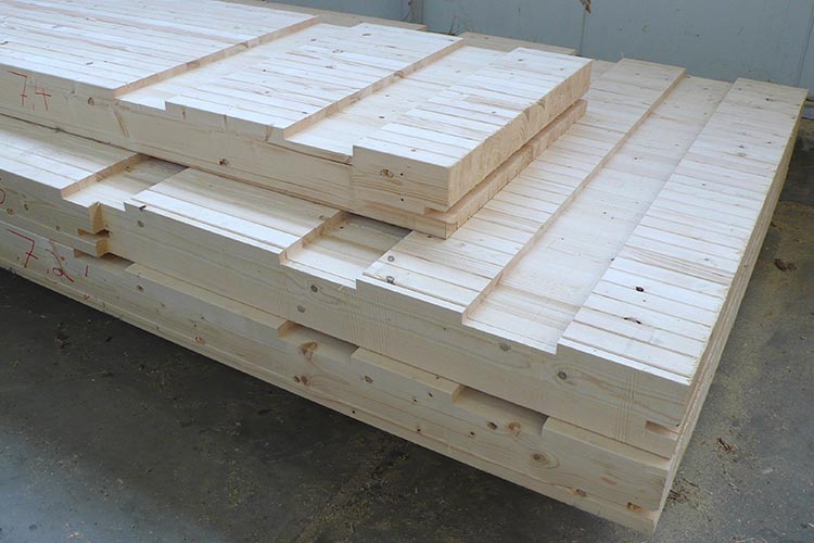 Bauweise, Mischbauweise: Holzbeton Verbundelement